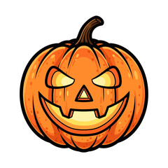 Halloween pumpkin head