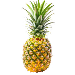 Fototapeta premium Fresh pineapple, vibrant yellow and green