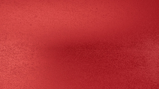 Red foil texture with shiny metallic surface and subtle wrinkles, elegant abstract background for festive design and decoration.