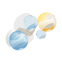 abstract blue sphere