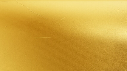 Abstract close-up of reflective golden foil texture with shimmering highlights, radiating luxury, elegance, and premium design — perfect for glamorous, festive, or modern backgrounds.