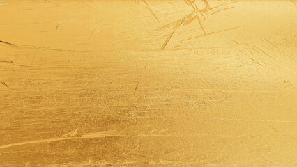 Abstract close-up of reflective golden foil texture with shimmering highlights, radiating luxury,...
