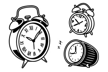 Vintage Alarm Clocks Collection.