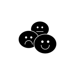 emoticons icon outline editable stroke line drawing eps.
