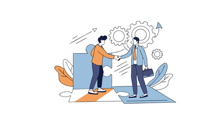 Business Partnership Agreement Reached Through Collaboration and Trust
