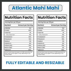 Atlantic Mahi Mahi Dorado Design