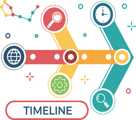 Modern Infographic Timeline Design
