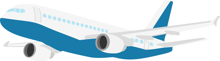 passenger airplane in the sky