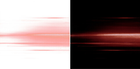 Red glow light. Lens flare PNG with cinematic effect.