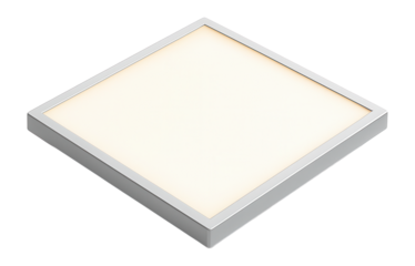Square recessed ceiling light panel