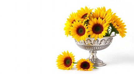 Obraz premium White Bowl with Pastel Blossoms 