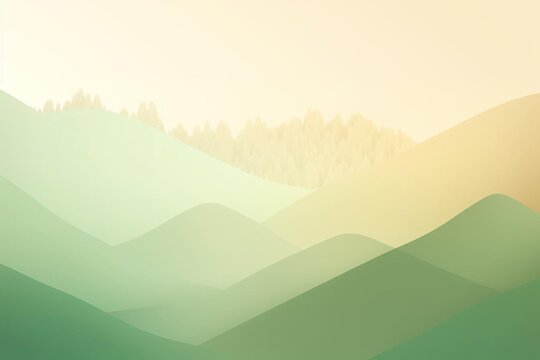 misty mountain landscape