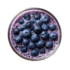Delicious Blueberry Smoothie Fresh and Healthy