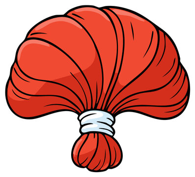 red herbal compress cartoon clip art preview