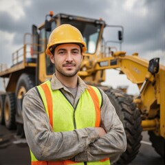 Young business man wearing a suit posing on a grey background Professional Worker Portrait person employee capture subject in a way that resembles a still frame from a movie cinema