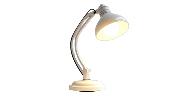 A simple, modern desk lamp