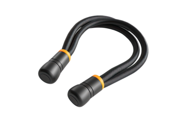 Black exercise resistance bands