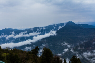 Clouds Rolling Over the Eastern Himalayas