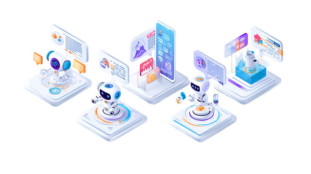 AI Robots Data Analysis Automation Technology