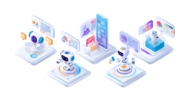 AI Robots Data Analysis Automation Technology