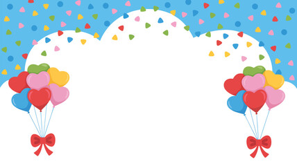 Vibrant and festive abstract background design with colorful shapes and gradients for celebrations and events