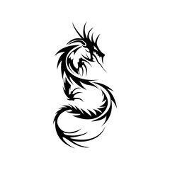 dragon design with white background