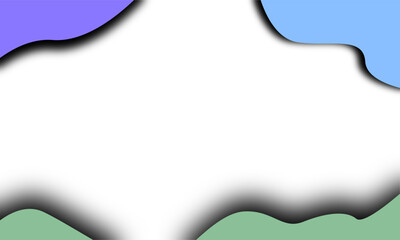 Abstract Background with Colorful Shapes and Shadow Effects for Creative Designs and Concepts