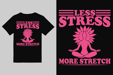 Yoga T-Shirt Design Meditation, Mindfulness & Wellness Minimal Art Collection