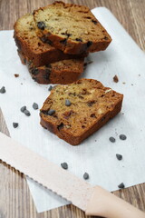 A freshly homemade Loaf Dates Cake