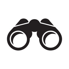 binoculars icon isolated on white background