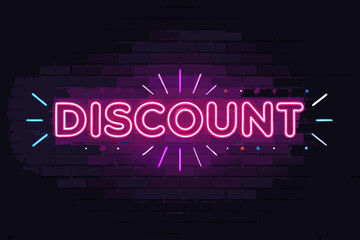 Naklejka premium Featuring Create With Glowing Discount Dynamic Professional Photo