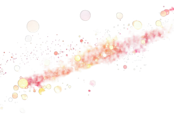 Abstract cosmic paint splatter