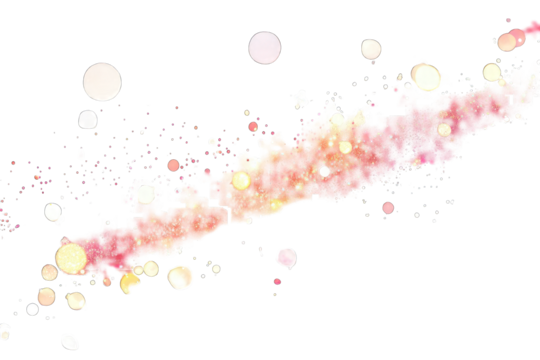 Abstract cosmic paint splatter