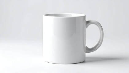 Fototapeta premium White Mug Mockup for Branding Design Product Presentation Advertisement or Social Media Content Creation