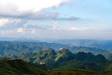 Fototapeta premium clouds over the mountains