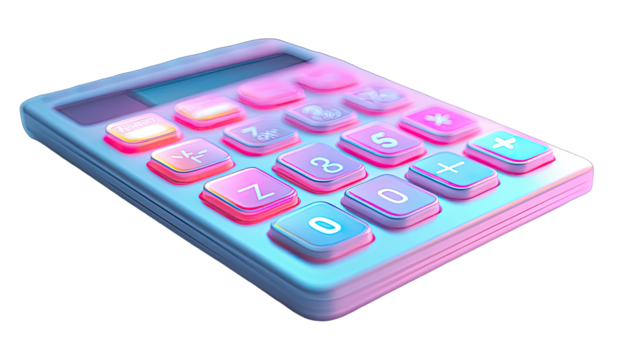 Pastel calculator in 3D