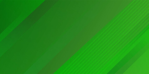 Abstract green sporty background template vector with shiny lines and lights. Green background with strong pattern design