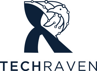 RAVEN BIRD TECHNOLOGY LOGO INITIAL 