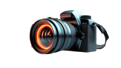 Close-up of a digital camera