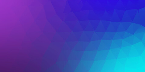 abstract blue and purple polygonal gradient background
