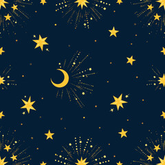 romantic backgrounds, fireworks illustration, starry night design, couple clipart, love background, wedding illustration, cute couple art, celebration background, romantic pattern, valentine's day gra © Feroza Bakht