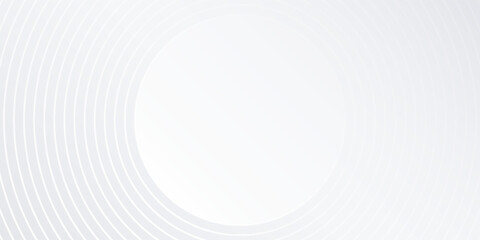 Simple white background with white circle lines design