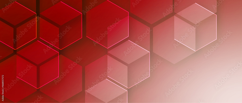 Canvas Prints abstract modern red background