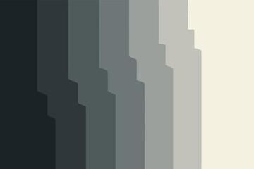 Fototapeta premium Ombre Vertical Fading Stripes Minimal Flat Vector