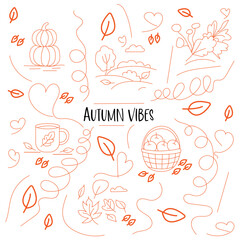 vector illustration of an abstract background with birds