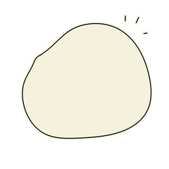 vector illustration of a blank sign text bubble editable