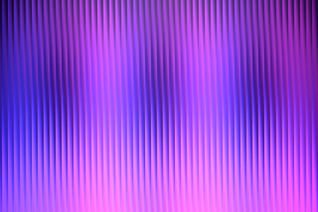 A vibrant gradient of purple and pink light shines through textured vertical lines, creating a mesmerizing abstract background
