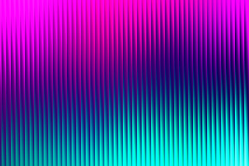 A vibrant gradient of vertical lines transitions from deep purple and magenta at the top to bright cyan and turquoise at the bottom, creating a dynamic and abstract background