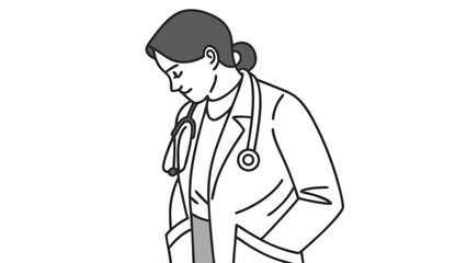 Obraz premium doctors white coat
