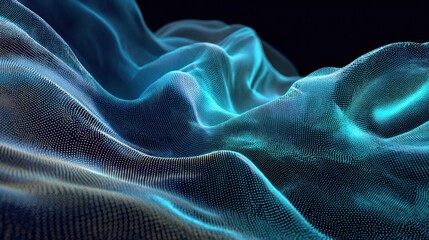 Obraz premium Abstract wavy fabric